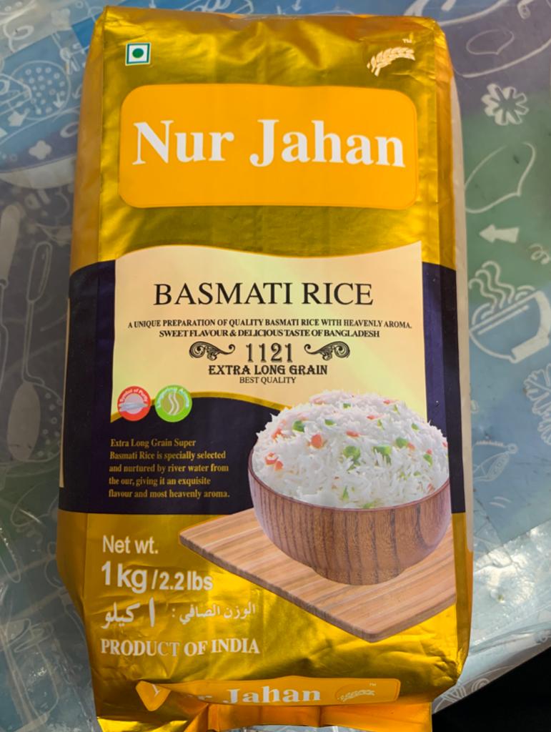 Nur Jahan Basmati Rice 1 Kg