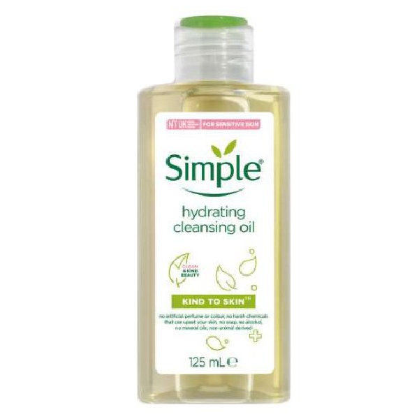 Simple Kind To Skin Hydrating Cleansing Oil 125ml (Country of Origin: Unilever, UK)