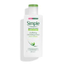 Simple Purifying Cleansing Lotion for Sensitive Skin, 200ml (Country of Origin: Unilever, UK)