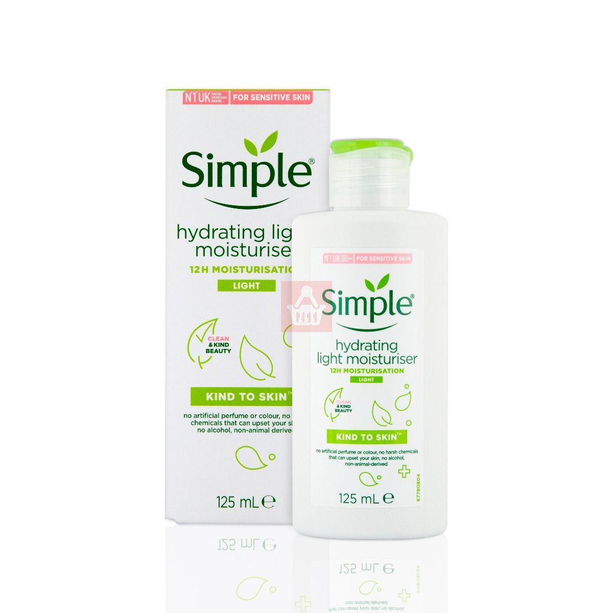 Simple Hydrating Light Moisturizer Kind to Skin, 125ml (Country of Origin: Unilever, UK)