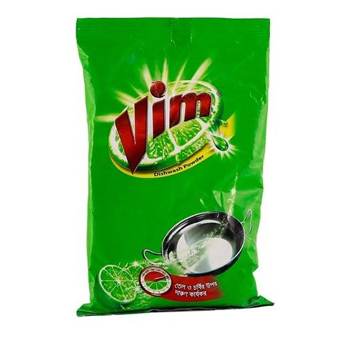 Vim Dish Washing Powder with Extra Lime Power 500g
