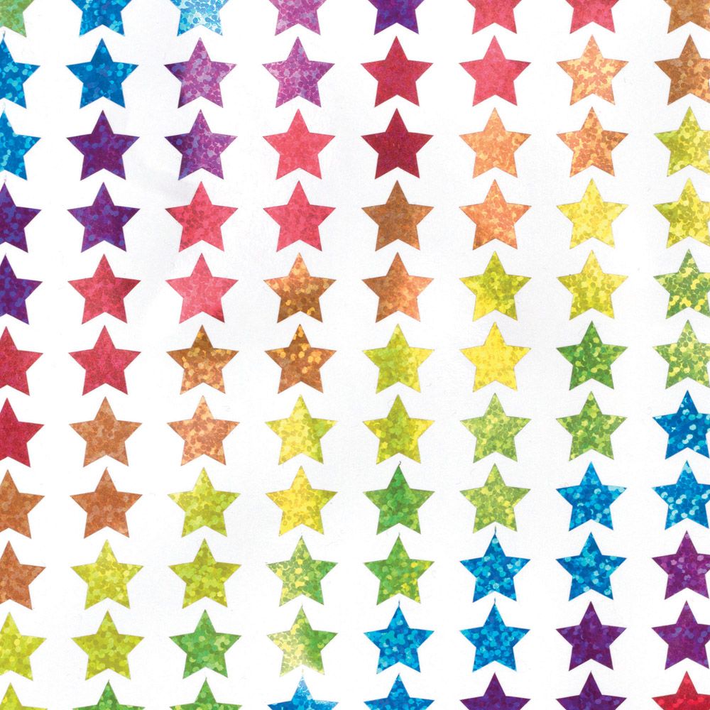 Mini Holographic Star Stickers 1pcs