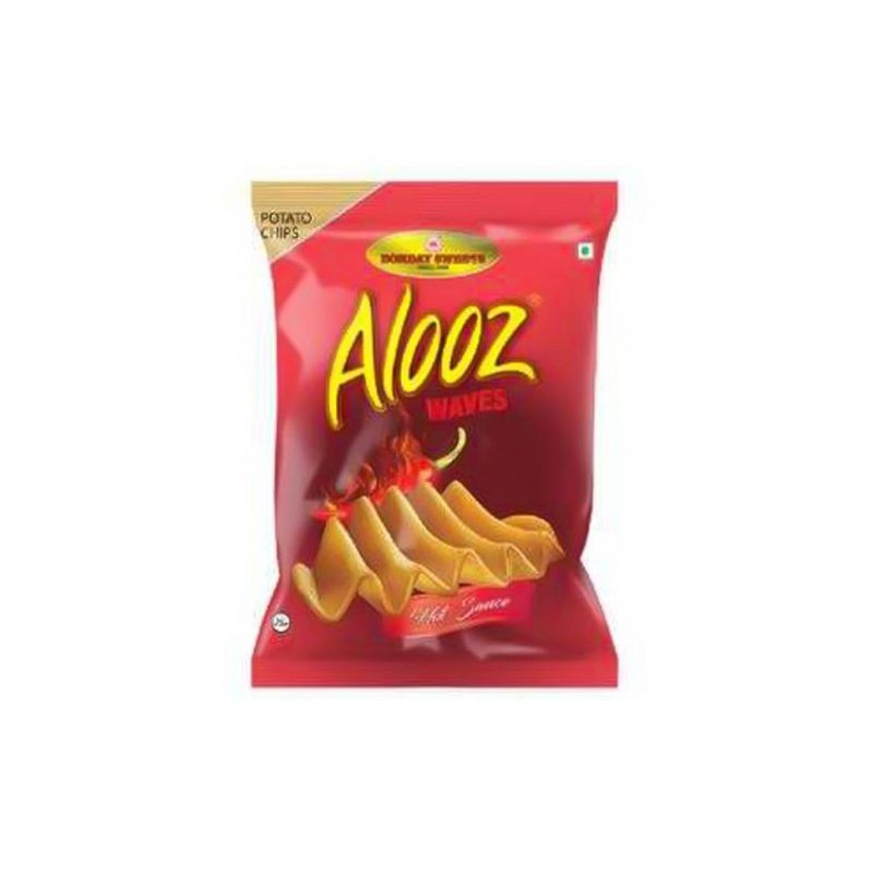 Bombay Sweets Alooz Potato Chips (Hot Sauce) 22g