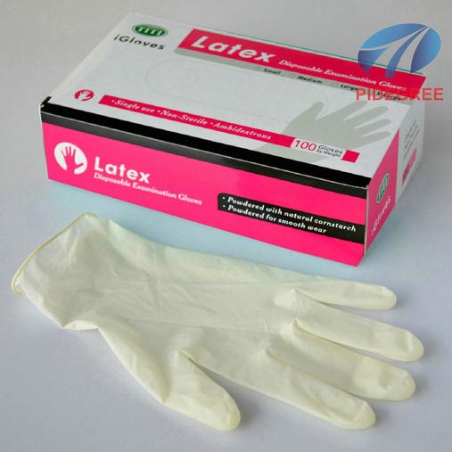 Latex Examination Gloves 1 Box (100pcs)