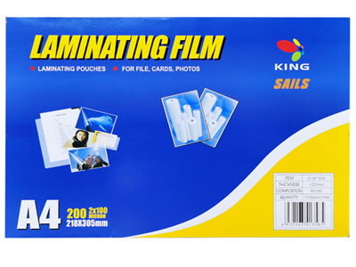 Laminating Paper A4 Size (King Sails) 100 Sheet (1 Packet)