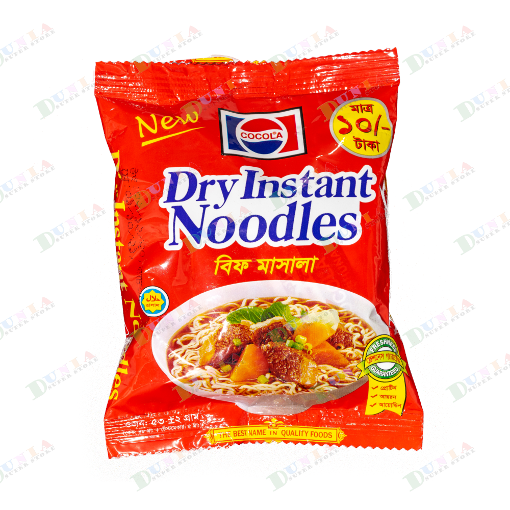 Cocola Dry Instant Noodles Beef Masala 53g