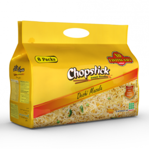 Chopstick Instant Noodles Desi Masala 496gm/ 8 Packs/ A Free Gift Item