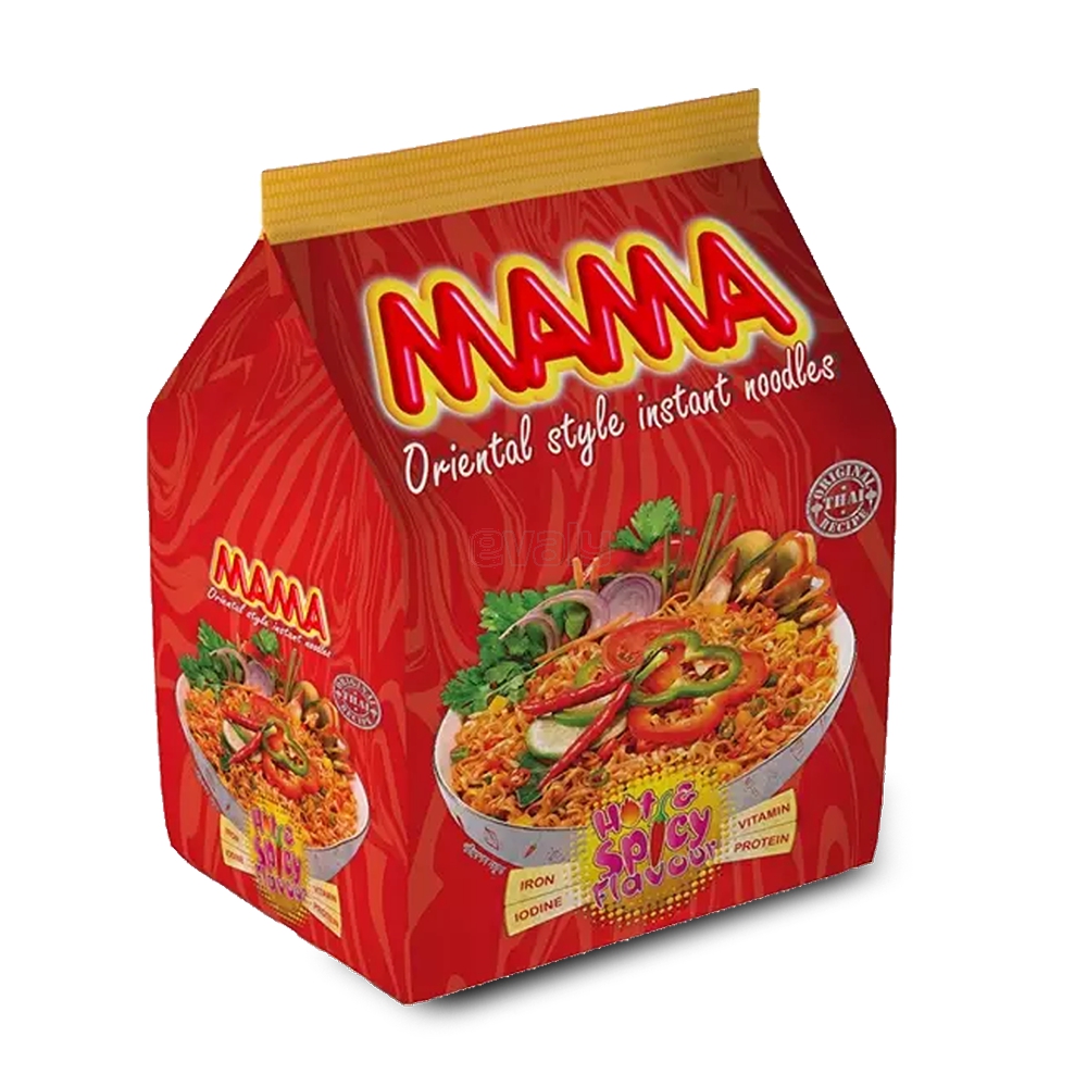Mama Instant Noodles Shrimp Flavour (8 Packs) 496g