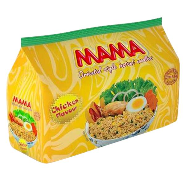 Mama Instant Noodles Chicken Flavour 8 Pcs Pack 496 g