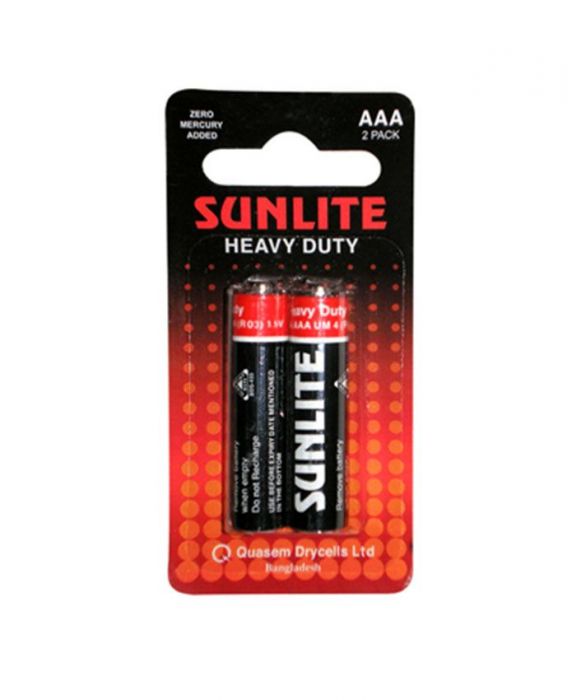Sunlight AAA Pencil Battery Heavy Duty 2x12 Pcs