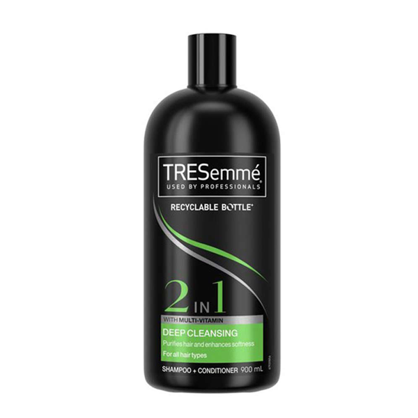 Tresemme 2-IN1 With Multi -Vitamin Deep Cleansing Shampoo Plus Conditioner, 900ml (Country of Origin: Unilever, UK)