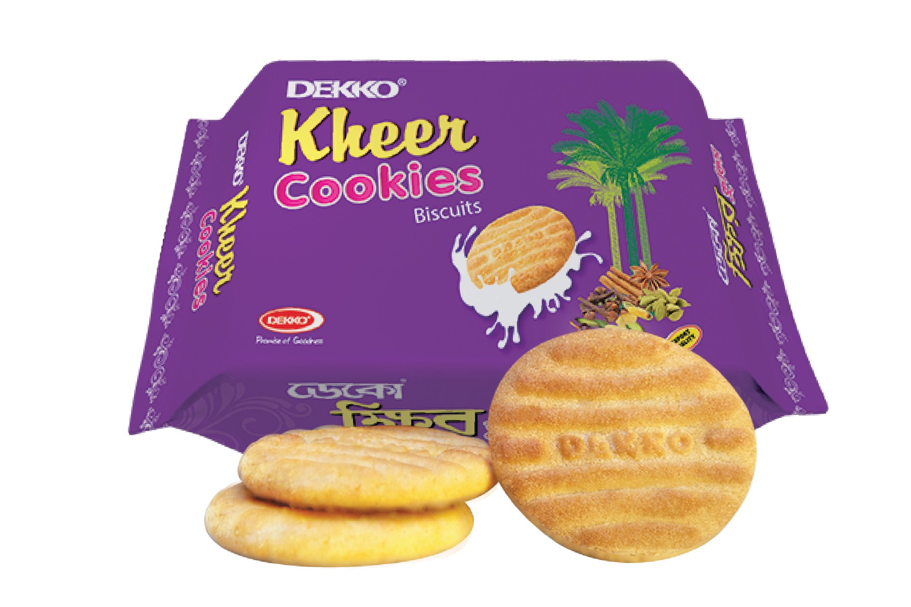 Dekko Kheer Cookies Biscuit 250 gm