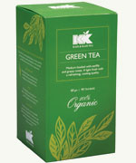 Green Tea (100% Organic, Kazi & Kazi) 60g/40 Tea Bags