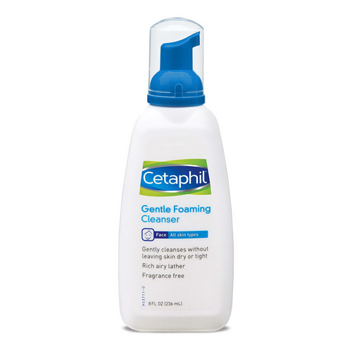 Cetaphil Gentle Foaming Cleanser 236ml [For Oily and Sensitive Skin / Hypoallergenic Facial Wash]