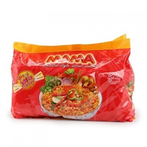 Mama Instant Noodles Hot & Spicy 8 Pack 496g
