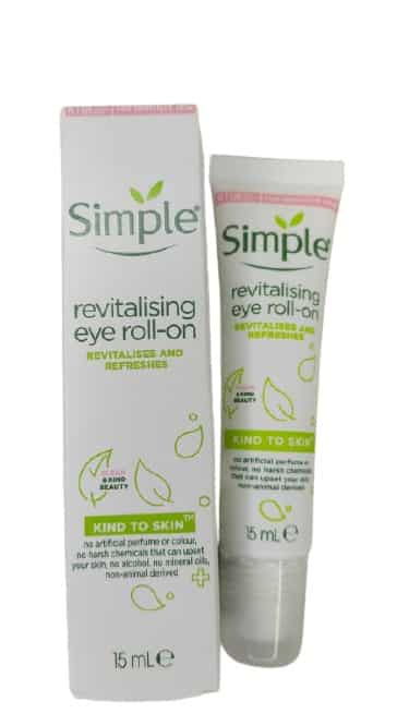Simple Revitalizing Eye Roll-On, Kind to Eyes, 15ml (Country of Origin: Hungary)
