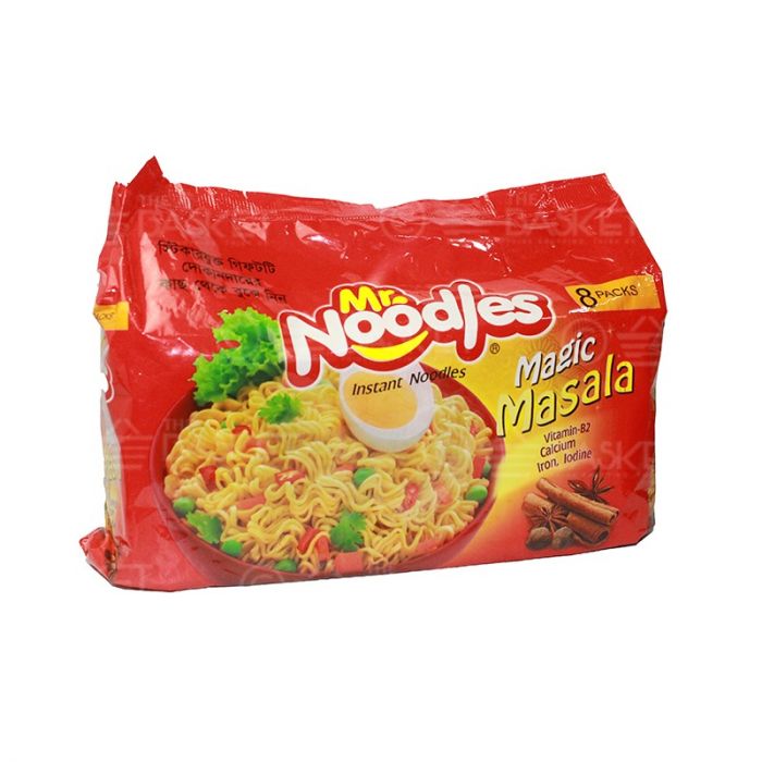 Mr. Noodles Noodles Magic Masala (8 Pack) 496g with a gift 
