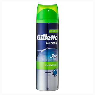 Gillette Series Sensitive Shave Gel - 195g
