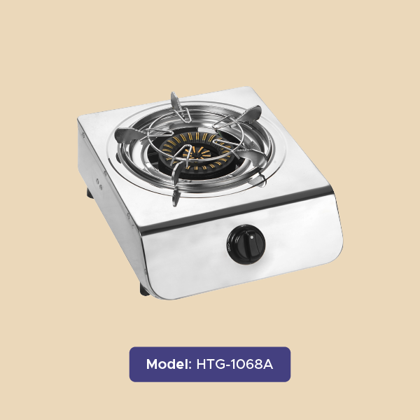 Gazi Gas Stove - Stainless Steel - HTG - 1068A
