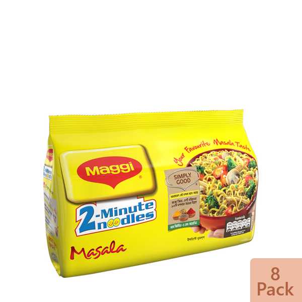 Nestle MAGGI 2-Minute Noodles Masala 8 Packs 496 g