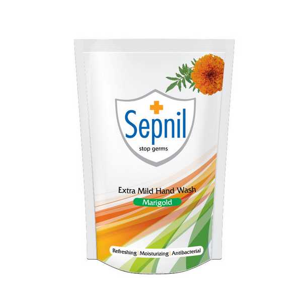 Sepnil Extra Mild Hand Wash (Marigold Flavour) Refill Pack 180ml