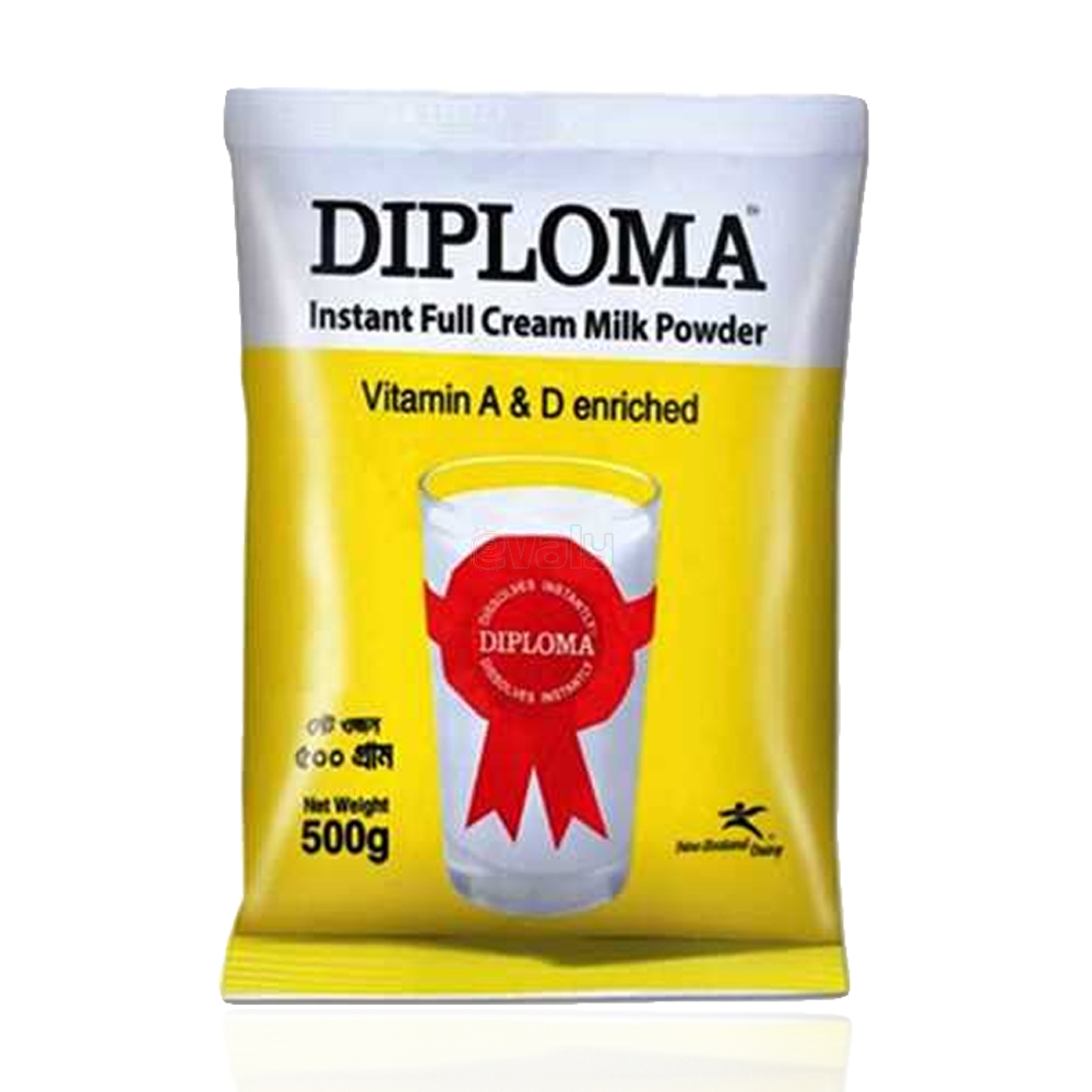 Diploma Full Cream Powder Milk (Poly Pack) 500g