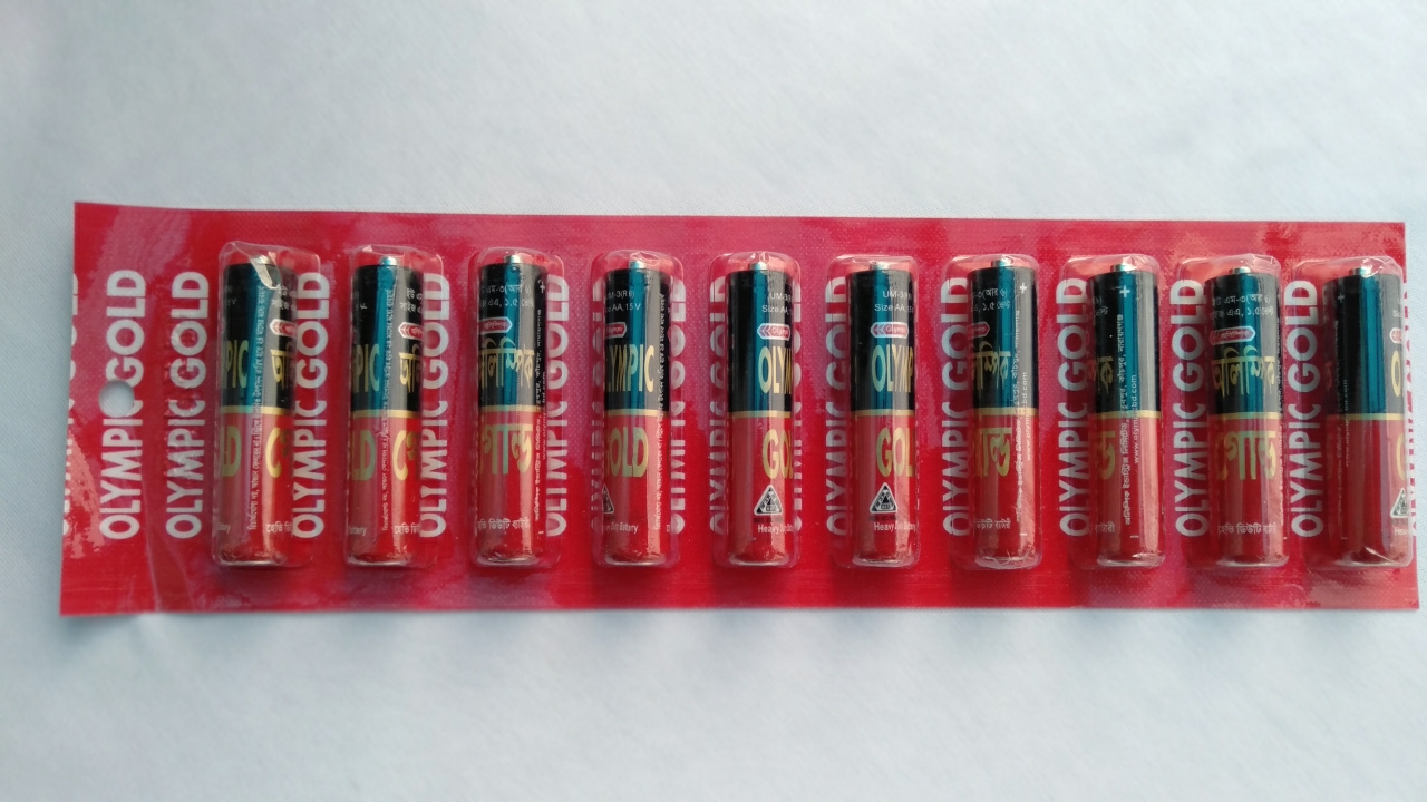 Olympic Gold Pencil Battery 10pcs