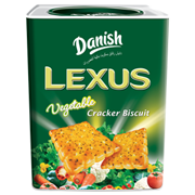 Danish Lexus Vegetable Crackers Biscuits 700g (Tin)