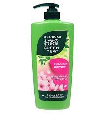 Follow Me Green Tea Soft & Smooth Shampoo Sakura Extract for Extra Moisturizer 650ml (Country of Origin: Malaysia)
