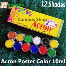 Acron Poster Color 12 Shades 1 Box